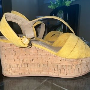 Yellow HM Platform Heel
